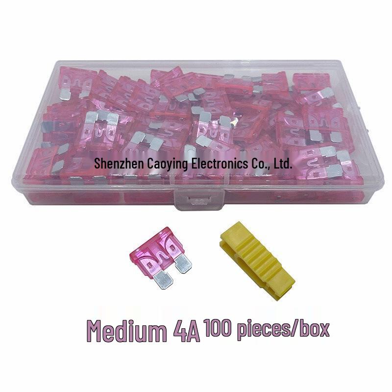 Набор автомобильных предохранителей: Ножевые предохранители малого, среднего и большого размера (1A, 3A, 10A, 15A)