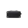 MICHAEL KORS Rollins solid color simple pebbled lock leather handbag small size women's black