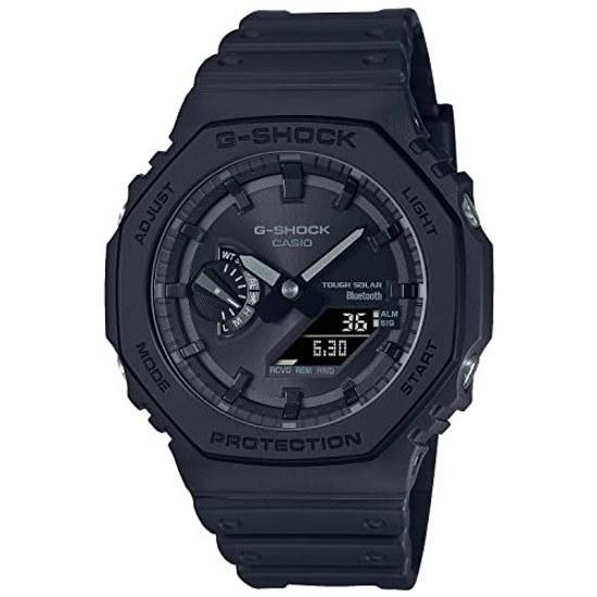 Наручные часы Casio G-Shock Bluetooth солнечные функции модель GA-B2100-1A1JF черные мужские.