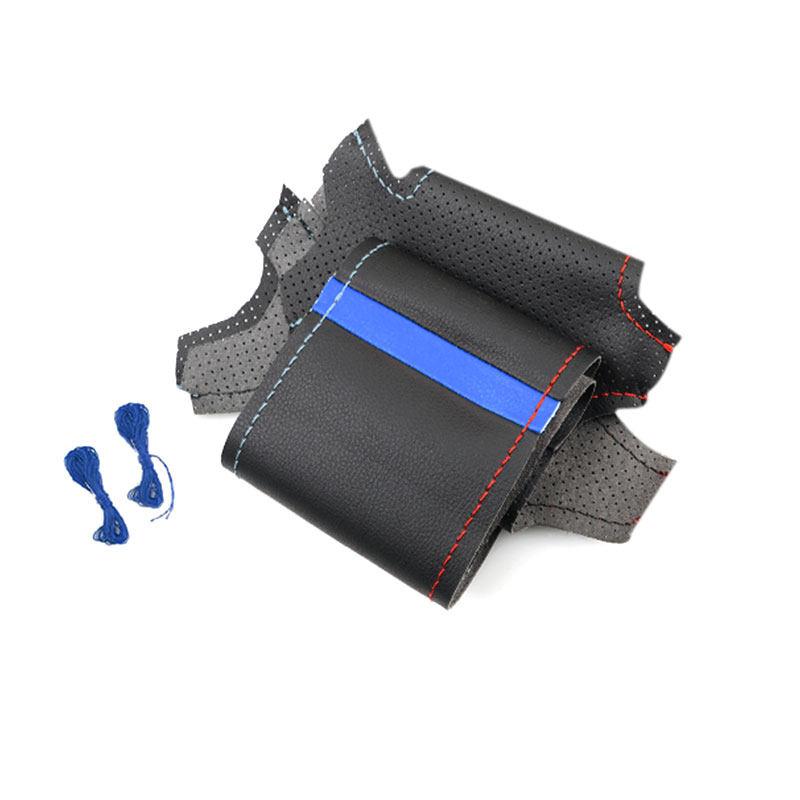 Hand-Braids Car Steering Wheel Cover Microfiber Leather Trim For BMW 3 Series E90 Sedan E91 Touring 2005-2011 X1 E84 2010-2013