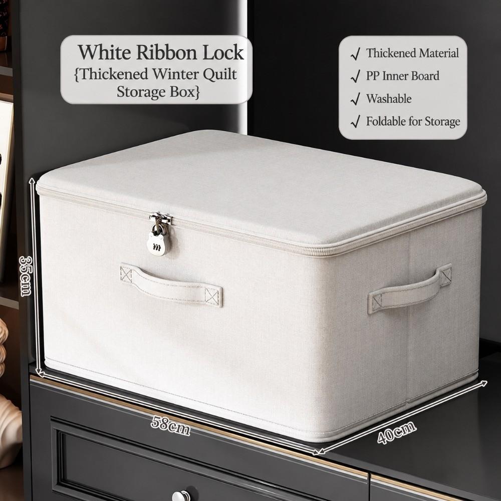 Large Capacity Storage Container Odor Proof Organizer Bin Storage Bag for Clothes Duvets Quilts