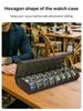 Ретро-стиль 16-битная ручная работа из кожи Механическая коробка для хранения часов - Ударопрочная и портативная коробка для коллекционера часов