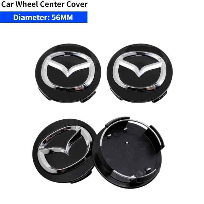2025 Hot For Mazda Atenza MX3 CX3 CX5 2 3 6 323 626 RX8 RX7 Protege Axela Speed 6 52/56/60mm Auto Wheel Center Cover Hub Cover D