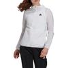 adidas Ветровка тканая повседневная спортивная куртка с капюшоном женская куртка белая GQ0628