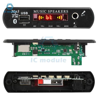 DC 12V MP3 BT Декодирующая Плата Автомобильный Аудио Декодер Модуль USB TF FM Радио Модуль MP3 Bluetooth Музыкальный Плеер Без Усилителя