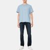 Calvin Klein Letter Round Neck Short Sleeve Pullover T-Shirt Men Tops Blue 4RB824G-CFF