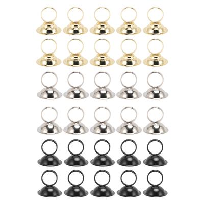 10 шт., держатели для номеров, держатели для карточек, держатели для фотографий из металлической проволоки, подставка для карточек, зажимы для меню