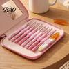 Crochet Hook Set Pink Ergonomic Hooks Set, Needles Kit with Soft Grip Handles, Crocheting Tools for Projects Includes Scissors & Storage Case,