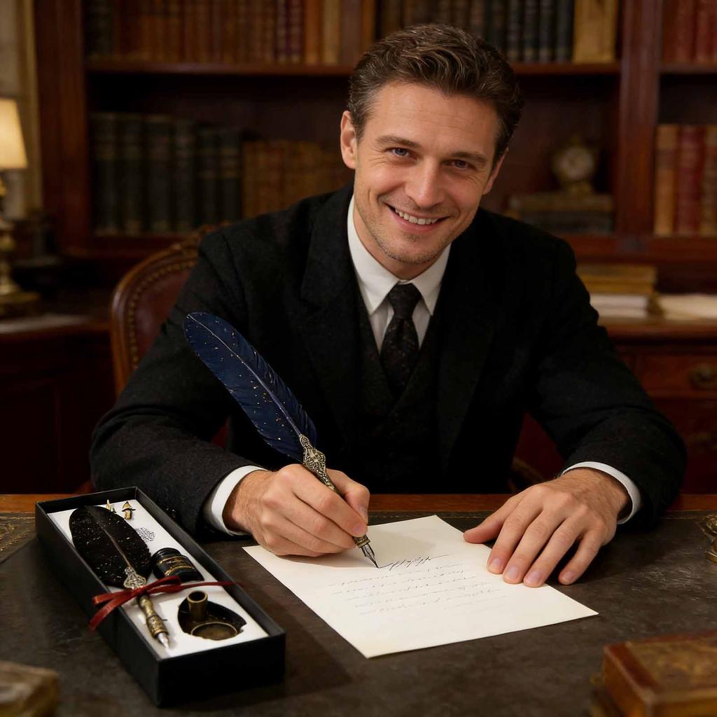 Винтажный набор резных перьевых ручек, блестящий набор перьевых ручек, антикварное каллиграфическое макательное перо