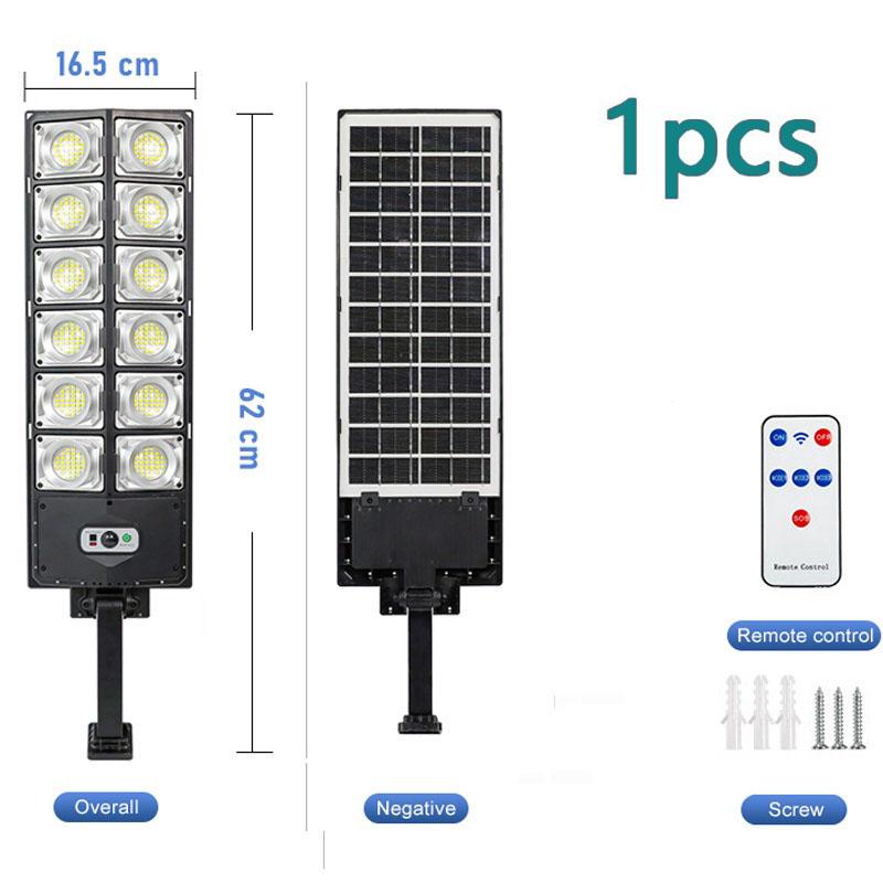 Мощные солнечные фонари для улицы, сверхяркий солнечный уличный фонарь 720 LED, солнечный настенный светильник, солнечный прожектор для гаража, сада, двора