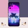 Ретровейв Неоновое Пальмовое Дерево Чехол Для Oppo A60 A40 A80 A5 Pro A15 A16 A17 A57 A77 A94 A74 A54 A76 A96 A18 A38 A58 A78 A98