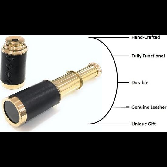 Ntique Карманный телескоп Винтажный стиль Подзорная труба 6-дюймовый латунный телескоп! Морской подарок