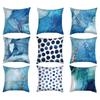Abstract Blue Pillowcase Fashion Cushion Car Pillow Sofa  Cover