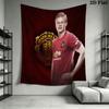 Erling Haaland Dream  Wall Hanging Printed Fabric Blanket Decorative Tapestries for Bedroom Living Room Home Decor