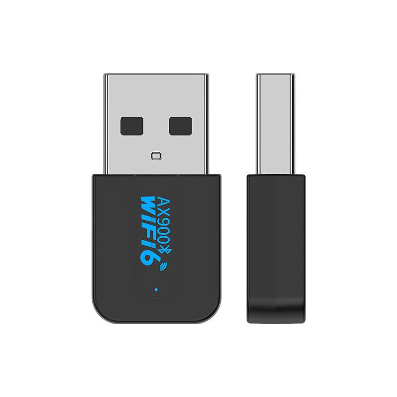 Двухдиапазонный USB-адаптер беспроводной сети Bluetooth WiFi6 (Драйвер-Без)