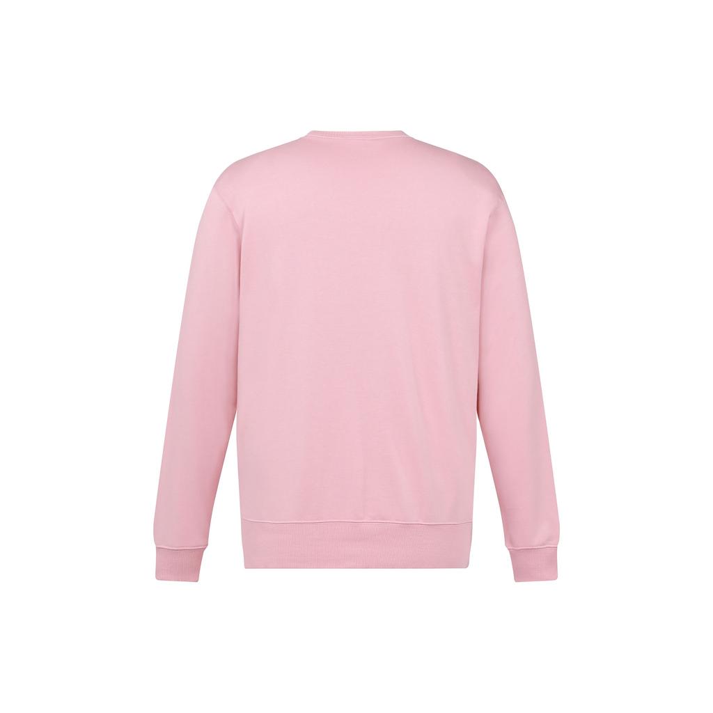 Adidas Свободная повседневная толстовка с круглым вырезом с принтом, топы унисекс, розовый HE4349