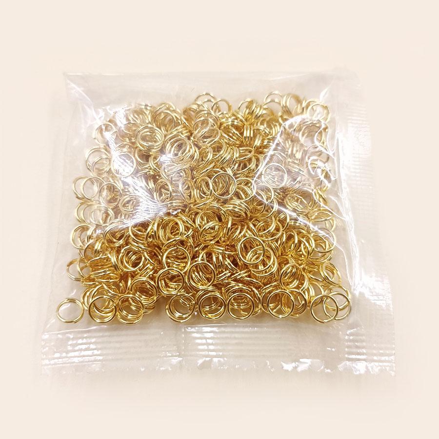 5/6/8/10mm 200-500pcs/bag Popular Iron Double Connecting Loops Rings For Jewelry Making DIY Accessories Split Jump Open Connectors Jewelry Accessory