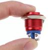 Round Shape 16mm IP67 Metal Push Button Switch Waterproof Self-reset Momentary Locking Latching NO High / Flat / Momentary