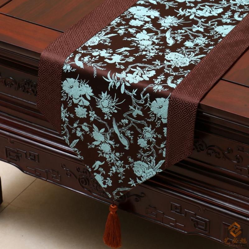Китайский парчовый ткацкий стол, флаг, модный простой сельский стол, флаг, ткань для чайного стола, ткань для художественного стола, ткань для стола