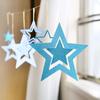 7pcs/lot Twinkle Star Paper Pendant Garland Ornaments Christmas Decorations for Home New Year Natal Noel Decor Navidad 2020