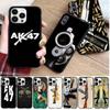Soft Funda AK47 Gun Phone Cover For Iphone 14pro 11pro 12 13pro Max 5s 6s Xs 7 8plus SE Xr 12mini Coque Cases