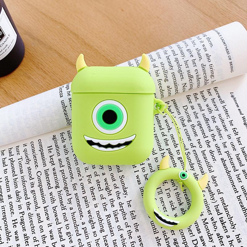 Cartoon Flying Police Pattern AirPods 4 Protective Case, Compatible with Pro3, Soft Shell, 12th Gen