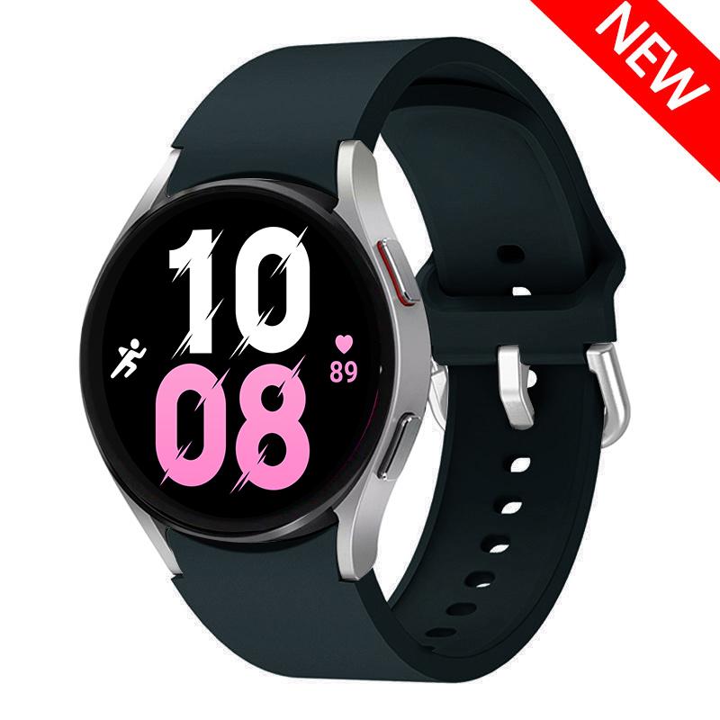 Оригинальный ремешок для Samsung Galaxy Watch 4/5/6 classic 47мм 43мм 44мм 40мм Силиконовый браслет без зазоров для Galaxy Watch 5 pro 45мм
