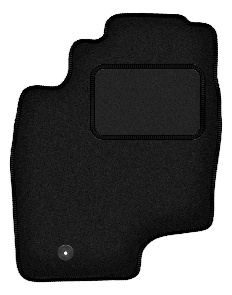 Driver's mat black for: Toyota Previa II minivan (2000-2005)