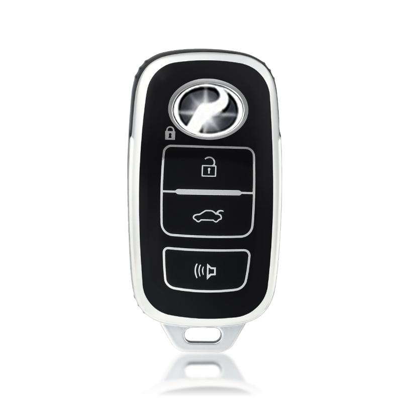 Чехол на 4 кнопки для брелока Toyota Perodua, чехол-футляр для ключа автомобиля, защита умного пульта ДУ, сумка-чехол для ключа автомобиля, 8 цветов
