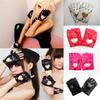 Кожаные перчатки Luvas Guantes Mujer Для женщин Девушек Многоцветные Красные Черные Белые Любящие Однотонные Варежки-сердечки