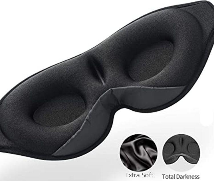 3D беспроводная маска для сна Bluetooth 5.0 с бинауральным стереозвуком и блокировкой света