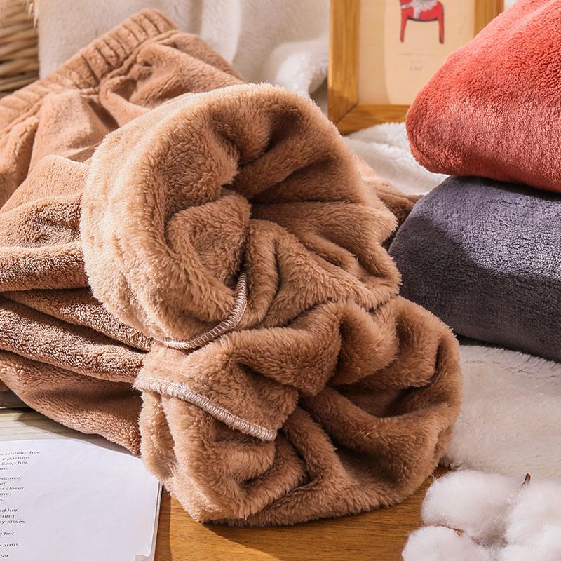 Новый женский пижамный комплект, теплая фланелевая пижама, одежда для сна, домашняя одежда, плотный зимний бархатный женский плюшевый пижамный костюм, толстовка, толстовки