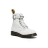 Dr. Martens 1460 Кожа Металлическая Пряжка Эластичные Короткие Ботинки Женские ботинки Белые 27266100