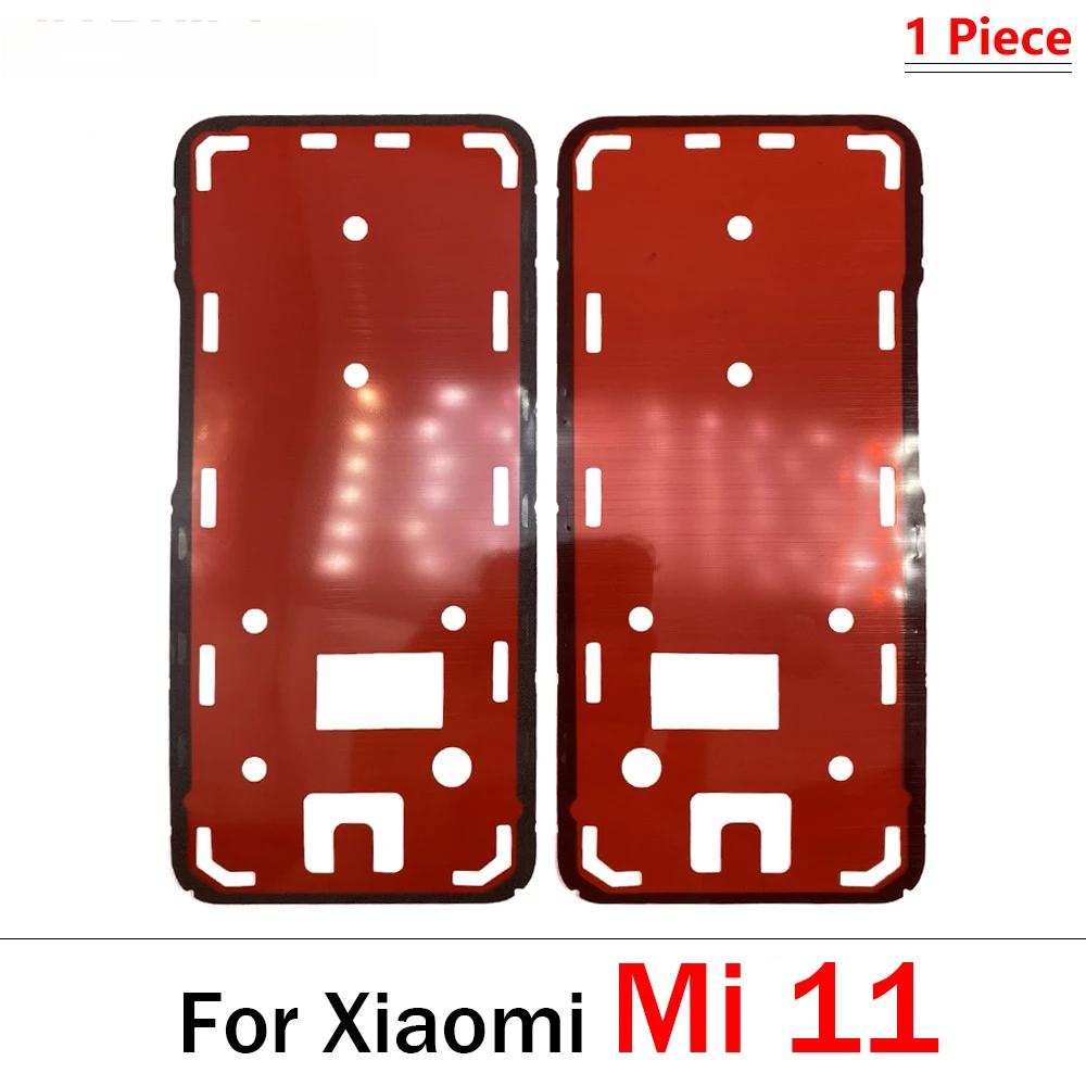 Новая клейкая наклейка на заднюю крышку для Xiaomi Mi 10 10T 11 11T 12 12T 13 13T 14 Pro Lite Водонепроницаемая наклейка на заднюю крышку