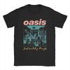 O-Oasis Band Рок-футболка для мужчин и женщин Новинка Хлопковая футболка Круглый вырез Короткий рукав Футболки Летняя одежда