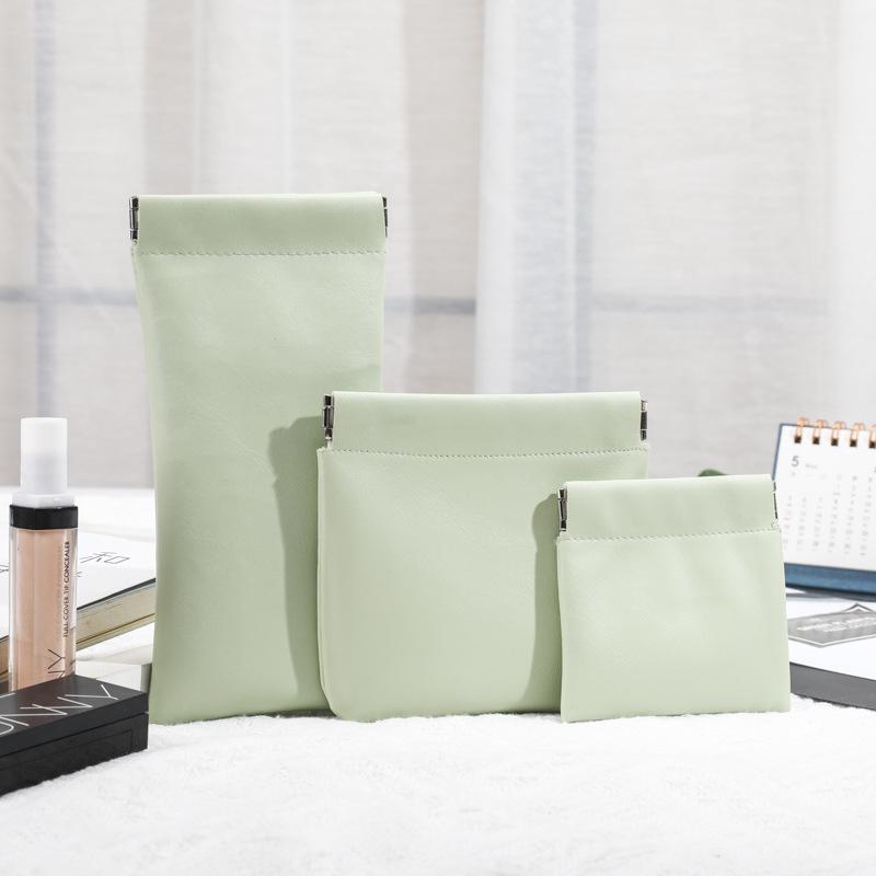 Мини-сумка для хранения помады и косметики с автоматическим закрытием для наушников и кабеля данных