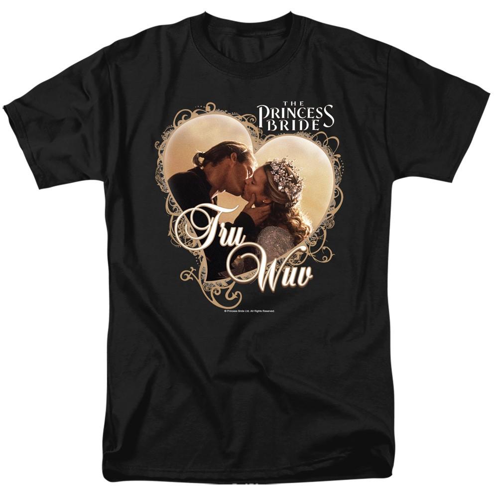 Princess Bride - Tru Wuv - Adult Unisex Short Sleeve T-Shirt - Black