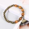 4Pcs/set Wooden Beads Bracelet Multicolor Women Boho Bangles With Hollow-out Pendant LM