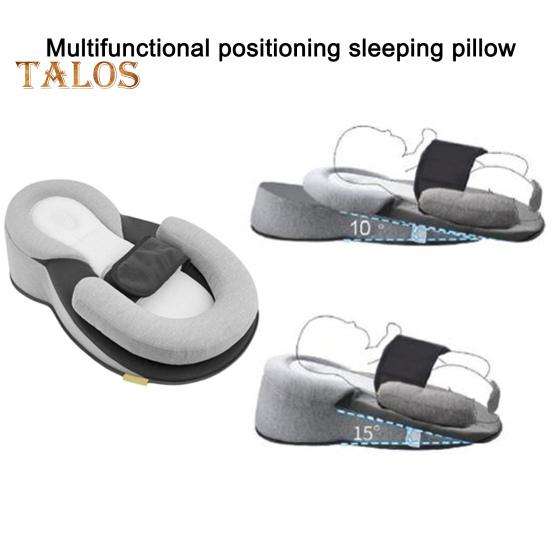 Подушка для кормления ребенка, детский шезлонг, клин для предотвращения рефлюкса с ремнем безопасности, подушка для кормления грудью ребенка, переносная детская подушка