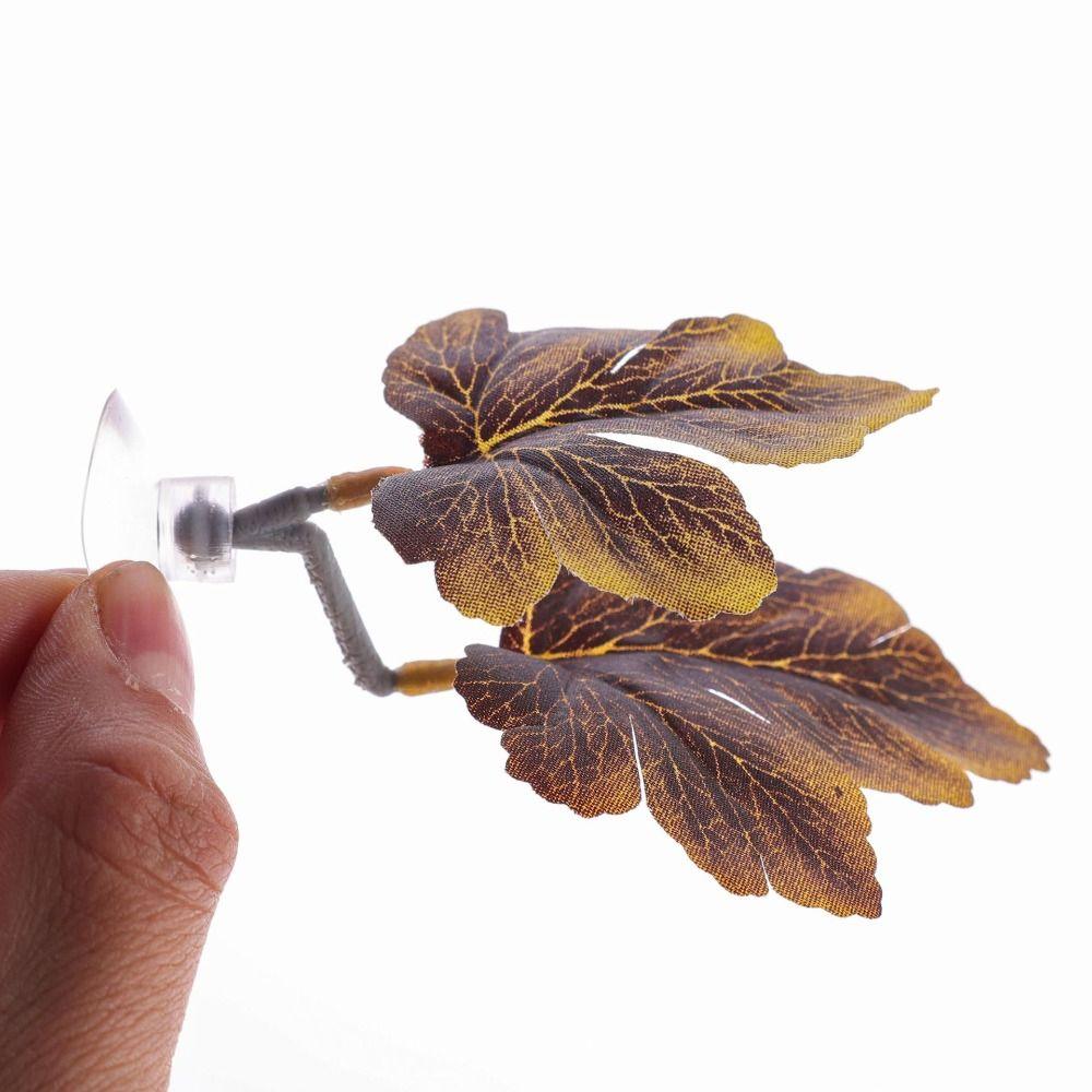 Имитация аквариумного ландшафта с присосками Искусственные растения Подставка для рыбок Бетта Лист Аквариум