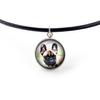 French Bulldog, Frenchie - necklace pendant with your photo, handmade, handcrafted jewelry by Art-Dog brand