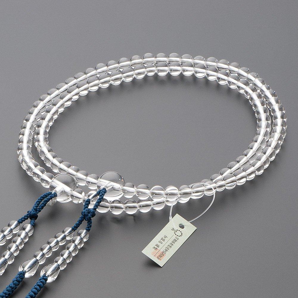 Buddhist Altar Shop Takita Shoten Prayer Beads Shingon Buddhism Formal Prayer Beads Genuine Crystal Silk Flower Bonten Tassel Kyoto Prayer Full Strand