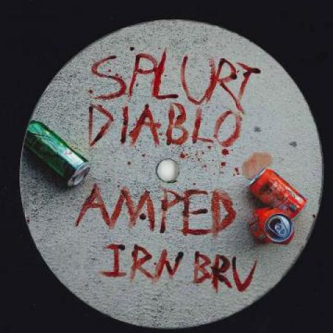 12-дюймовая пластинка SPLURT DIABLO - Amped / Irn Bru FRENZY002 Frenzy 2018 UK Регги, Ска и Даб