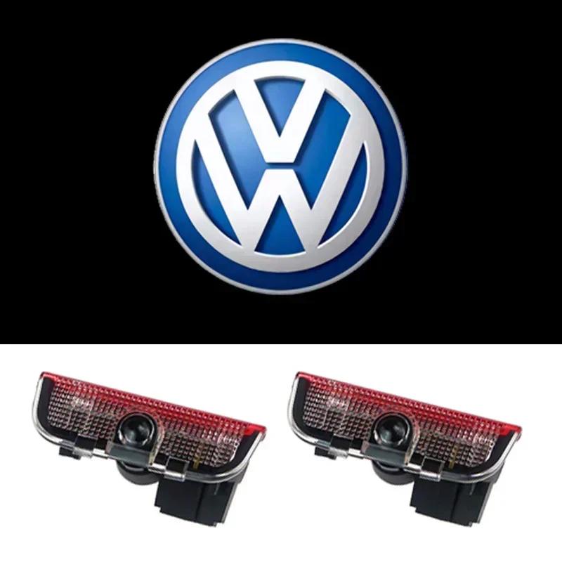 LED Car Door Projector Ghost Shadow Welcome Light Accessories For VW Tiguan MK1 MK2 Scirocco MK3 Touran 5T1 Arteon CC Sharan 7N
