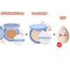 2Pcs/set Cushion Bb Cream + Loose Powder Brightening Skin To Cover Dark Circles and Blemishes Setting Powder Powder Puff