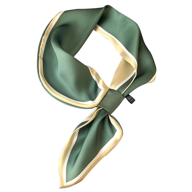New Pashmina Silk Scarf Foulard Neckerchief Bandana Luxury Brand Female Hair Scarves Shawl Wraps Headband Hijab Cachecol