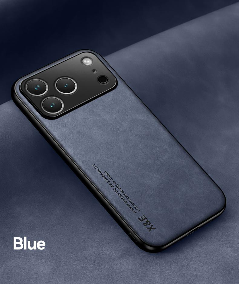Ультратонкий Роскошный Кожаный Чехол Для Телефона Для iPhone 17 Pro Max 17Air 17Pro 17 Шелковистый На ощупь Мягкий Защитный Чехол Для Автодержателя