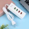 Быстрая зарядка USB, 4 порта, зарядное устройство USB C, сетевой фильтр, адаптер-мультиразветвитель, портативное дорожное зарядное устройство