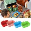 Silicone Air Fryer Pot Tray Liners BPA-Free Air Fryer Basket Replacement Air Fryer Liners for Clean Cooking Replacement for Parchment Liner Paper