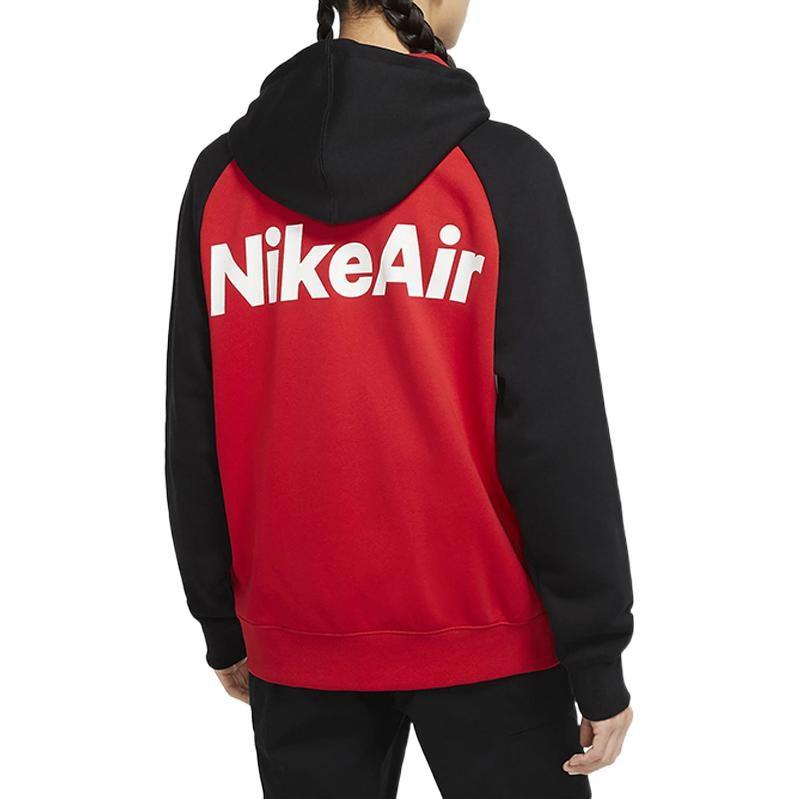 Nike Sweatshirts Men's Red Hooded Moderate Cardigan CJ4820-010